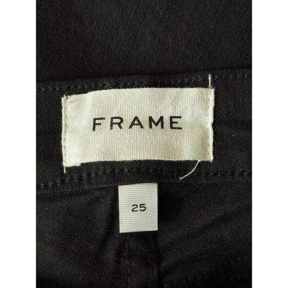 Frame jeans black Le Skinny de Jeanne crop size 25 - Picture 5 of 8